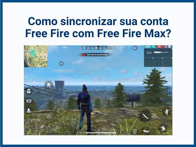 como sincronizar conta free fire max